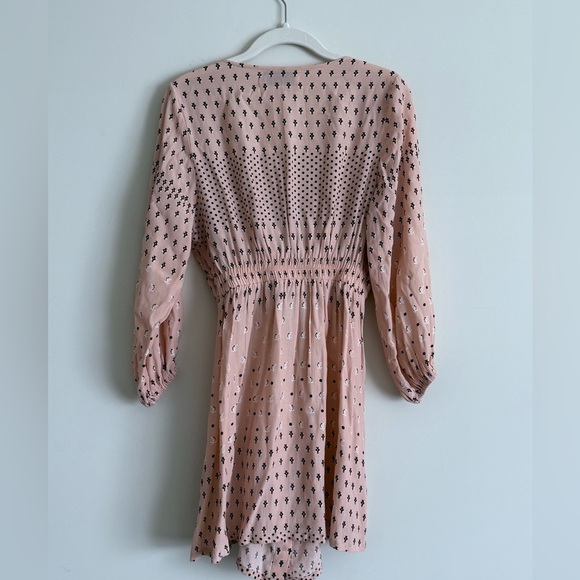 Faithfull The Brand x Anthropologie Trinidad Dress in Mieke Print - Pink SZ 2 XS - Picture 6 of 9